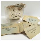 Group antique German Christmas tinsel