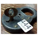 T&T.D. railroad lock & key