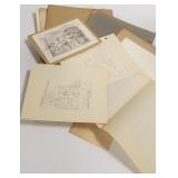 Group Darwin Follrath- MN artist- small sketches