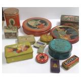 Group advertising tins