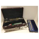Holton Collegiate Cornet in case & Artley 3 piece