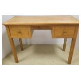 Oak 2-drawer foyer table