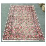 Handmade wool rug approx. 4 1/2