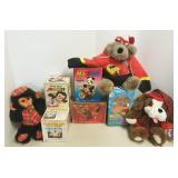 Group battery op animals, stuffed animals, etc. -