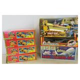 7 boxed toys - Crash Cabs, Crazy Taxi, Cosmo Cop,