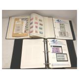 Group stamp albums w/ US Commemorative stamps,