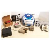 Group electronics, commercial switches, radio,