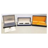 Omega watch box only, Waterman ballpoint & extra