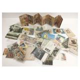 Group of assorted postcards including advertising,