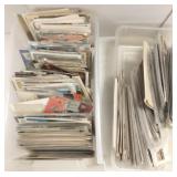 Large group of vintage postcards- many subjects