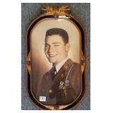 Unique military eagle & shield metal frame with