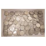 3 rolls of assorted silver quarters - 40 in each