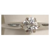 Designer Jabel 18K white gold 1/2 carat diamond