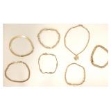 7 - 14K bracelets, etc. 32.5 grams total