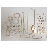 Group of gold filled etc. jewelry- bracelets,
