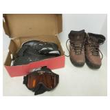 Pair of Timberland boots size 10 & pair cross