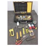 DeWalt tool box with tools