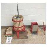 Weston apple & fruit crusher/ press- never used