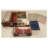 Large group of unsorted estate pennies- wheat,