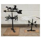 Weathervane with horse & buggy indicator 26"T &