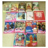 15 Barbie dolls with boxes