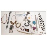 Group of jewelry including rhinestone, vendome,