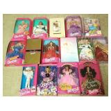 15 Barbie dolls with boxes