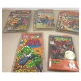 8 comic book collector packs: Spider-Man, Spawn,