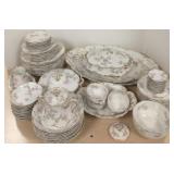 Large set of Haviland Limoges china  (few minor