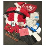 Complete Santa Claus suit w/ sleigh bells