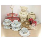 Group incl. smiley pig cookie jar (small chips),