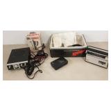Group incl. Realistic Band transceiver, Bialetti-