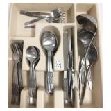 Set of Amefa stainless Holland flatware