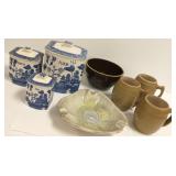 Group of pottery & stoneware including 3 piece