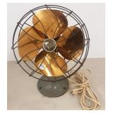 Vintage Emerson electric fan with brass blades