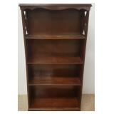 Mahogany bookshelf 9" x 24" x 45"
