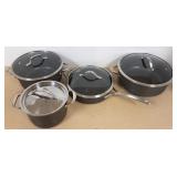 Group including Calpholon & Anolon cookcase