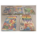 Approx 40 Marvel comic books: The Invincible Iron