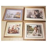 4 signed limited edition, etc. prints - largest
