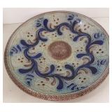 4 pieces of blue decor stoneware -13" charger