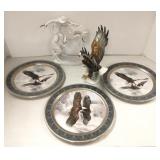 Gorham porcelain Remington figure, Hutschen-