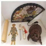 Japanese souvenir knife with bone handle &