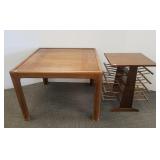 Mid-century table 32" x 32" x 23" high & small