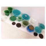 Group of assorted Peking glass