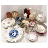 Group assorted glass, pottery & china, etc