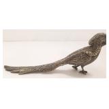 Sanborns sterling silver pheasant figure 6"L,