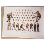 Unframed signed 50 greatest hockey print #162/250