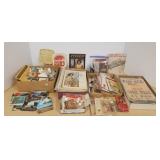 Group of advertising ephemera, postcards, etc.
