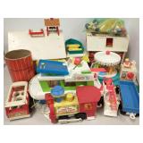 Group fisher price toys - buildings etc.