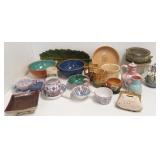 Group - pottery and stoneware - advertising etc.